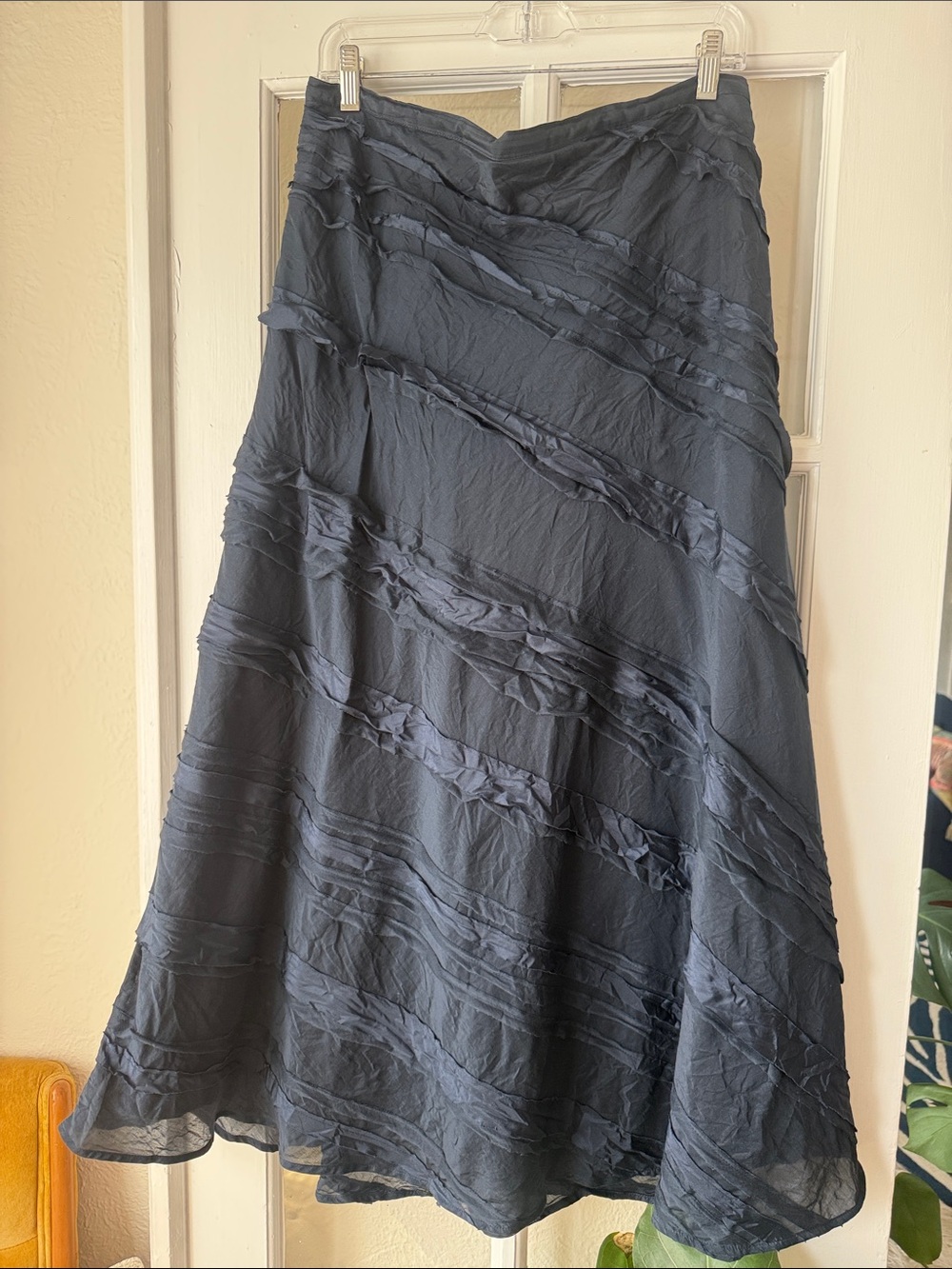 Soft Surroundings Blue Maxi Skirt